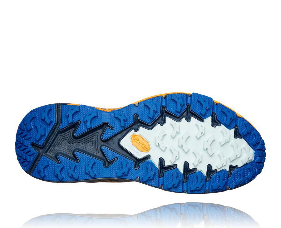 Tenis Trail Hoka One One Masculino Laranja/Pretas - Speedgoat 4 - 419-AQOCEL